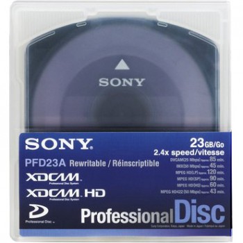 O disco profissional Sony para definição padrão a HD.